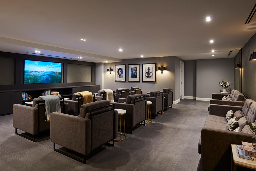 The Claves Cinema Room | New Homes in Mill Hill, North London