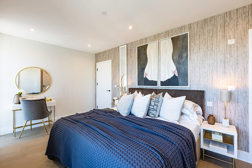 Show Home Bedroom at Verdo – Kew Bridge | New Build Homes in West London