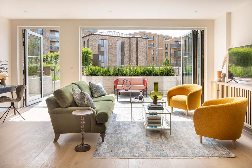Show Flat Living Room | The Claves | New Homes in Mill Hill, North London