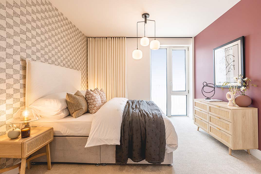 Show Flat Bedroom | The Claves | New Homes in Mill Hill, North London
